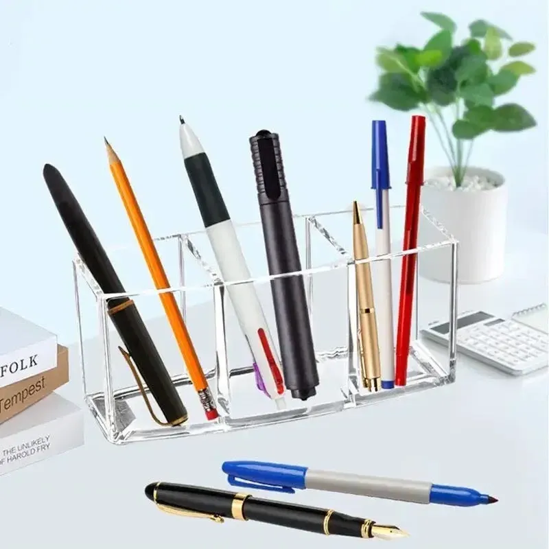 3-Slot Acrylic Makeup Organizer — image 4
