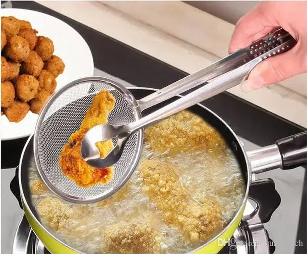 Frying Strainer Tongs — image 1