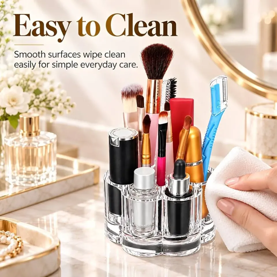 Flower Acrylic Makeup Holder — image 1