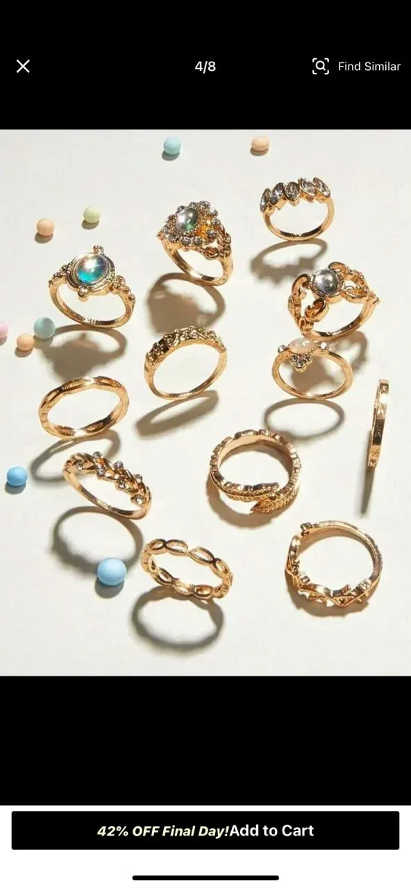 10 Golden rings — image 4