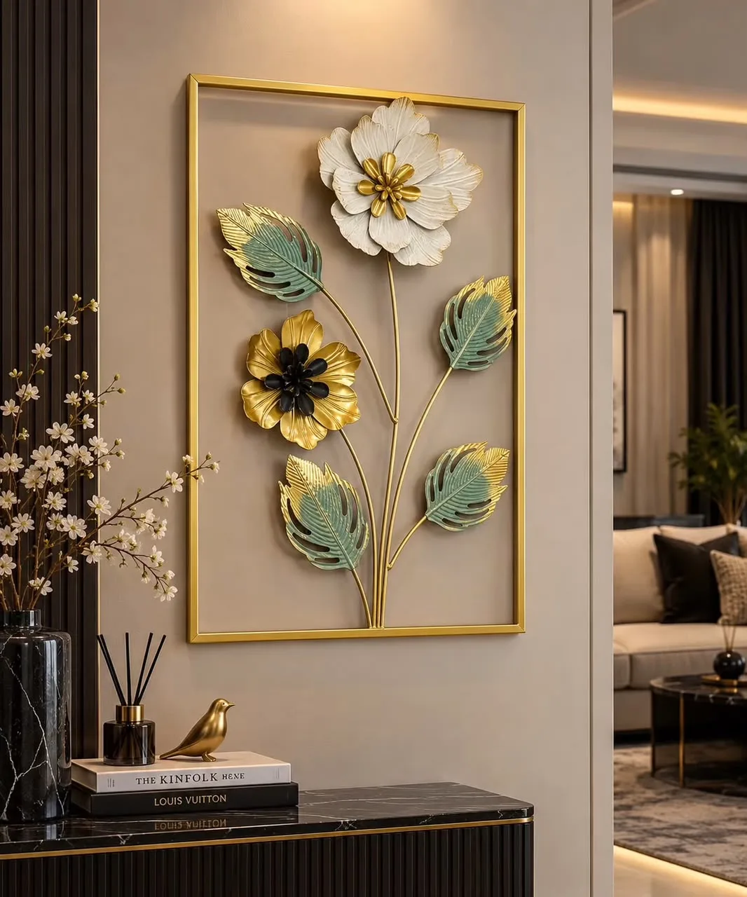 Metal Flower Wall Art — image 4