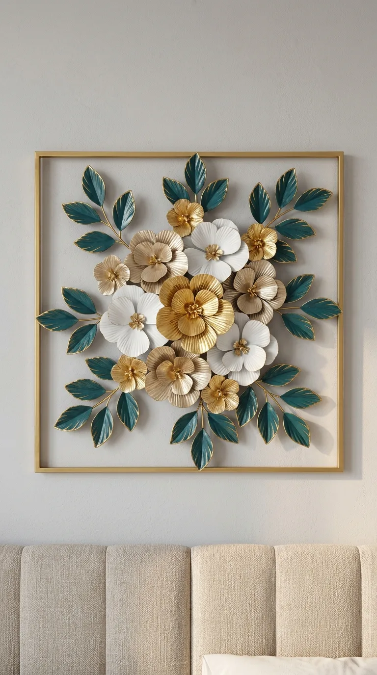 Metal Flower Wall Art — image 2