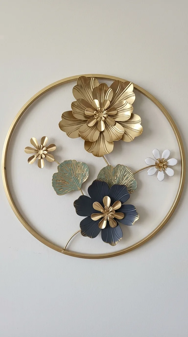 Metal Flower Wall Art — image 3
