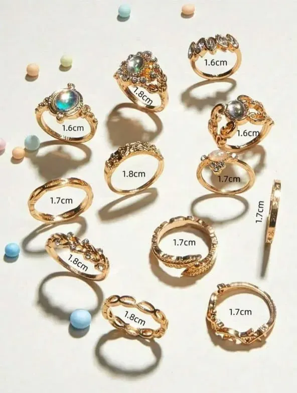 10 Golden rings — image 2
