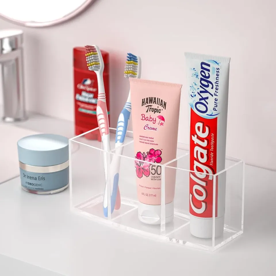 3-Slot Acrylic Makeup Organizer — image 5