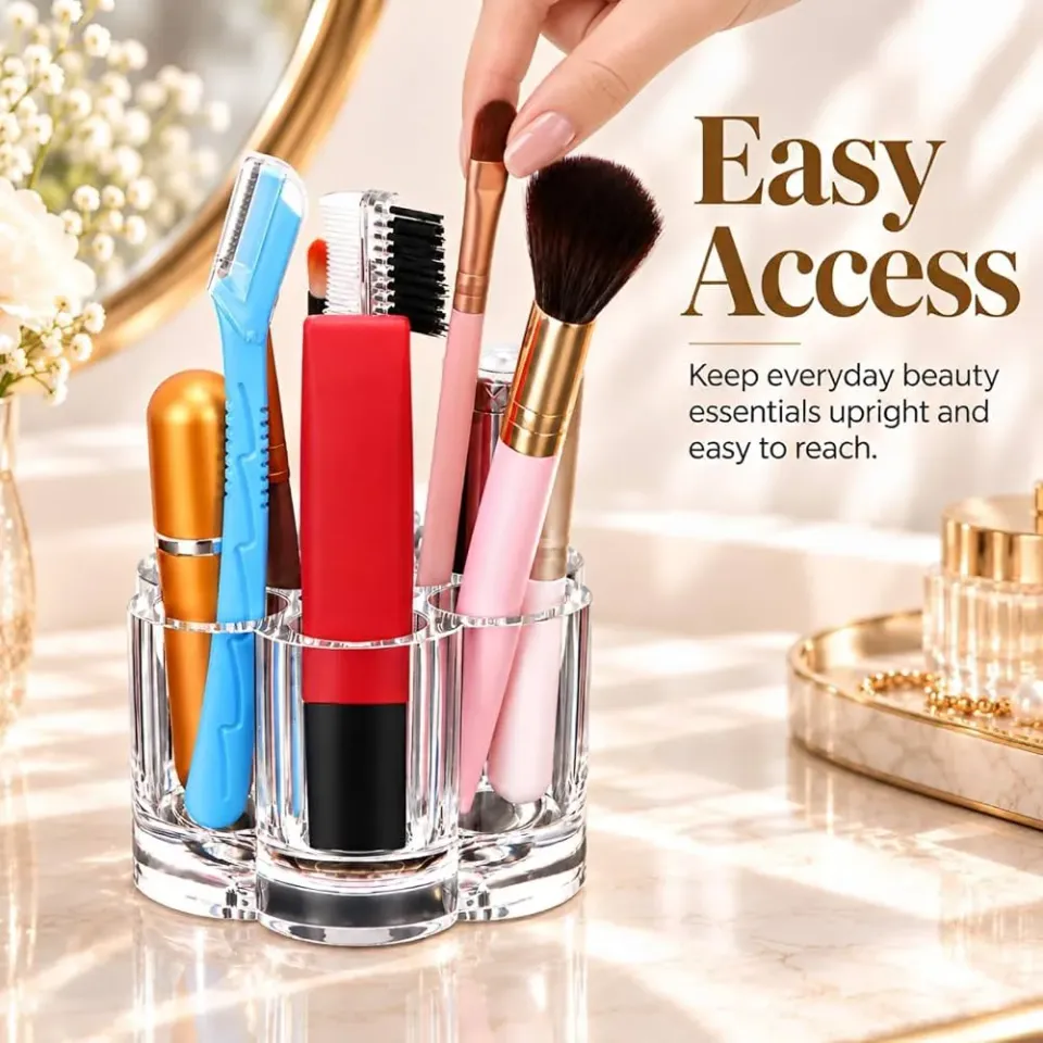 Flower Acrylic Makeup Holder — image 2