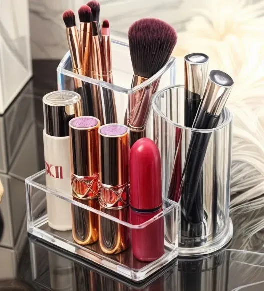 3-in-1 Acrylic Brush Organizer — image 3