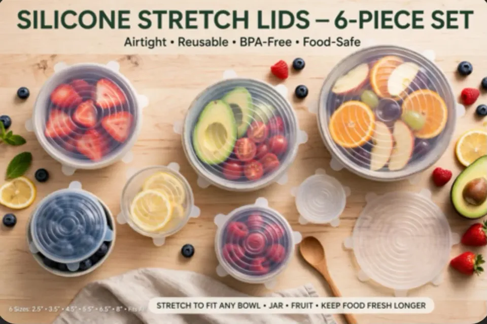 Silicone Stretch Lids — image 4